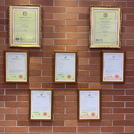 Certificate wall